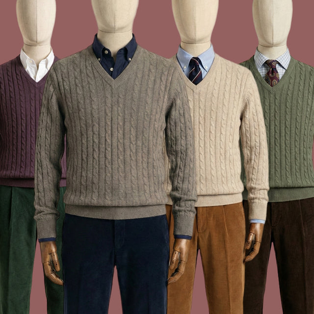 100% cotton cable knit jersey