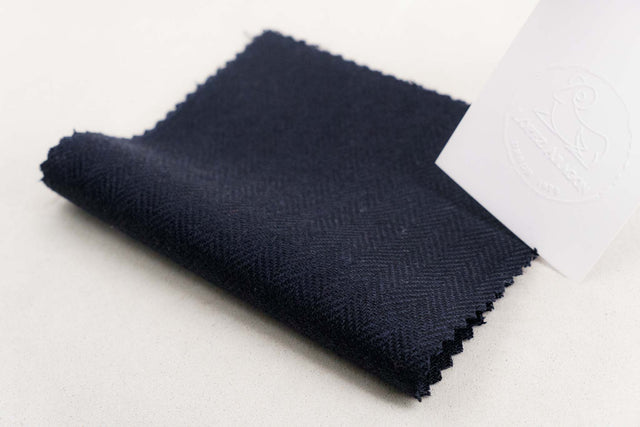 Siena Teba jacket navy herringbone worsted wool