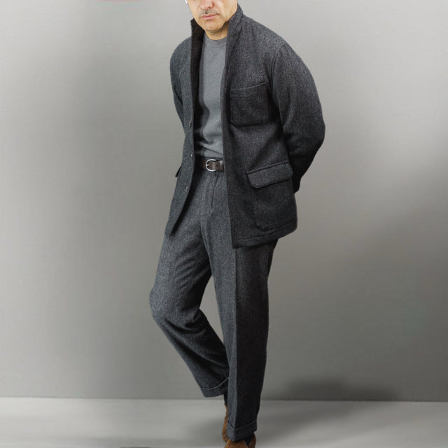 Siena Teba jacket charcoal tweed